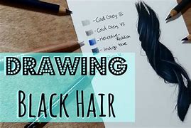 Image result for Black Drawing Pencil Hair