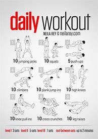 Image result for Beginner Daily Workout Routine