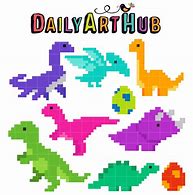 Image result for Dino Pixel Art