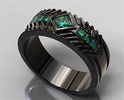 Image result for Men Emerald Kings Ring