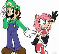 Image result for Luigi and Amy Rose