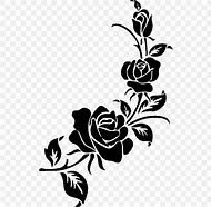 Image result for Floral Design Black White