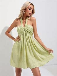 Image result for Sheer Halter Dresses