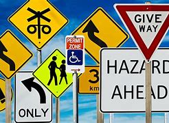 Image result for Map with Road Safety Sign