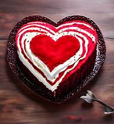 Image result for Red Velvet Cake Heart Shape