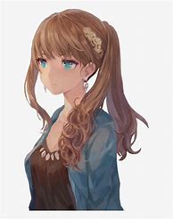 Image result for Anime Girl with Brunette Hair