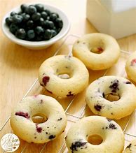 Image result for Blueberry Donuts