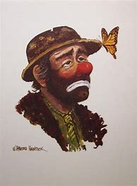 Image result for Emmett Kelly Clown Art