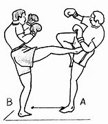 Image result for Kickboxing Drawing