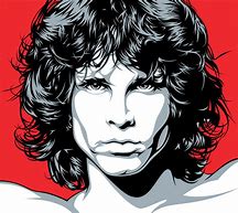 Image result for Brian Jim Morrison Hendrix Art 27