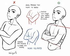 Image result for Cross Arms Drawing Reference