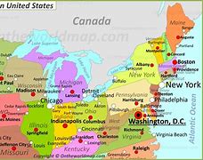 Image result for Map of Northern Us