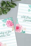 Image result for Sympathy Greeting Cards