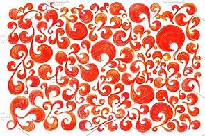 Image result for Orange Swirl Pattern