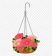 Image result for Hanging Flower Basket Clip Art