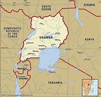 Image result for Uganda Country Map