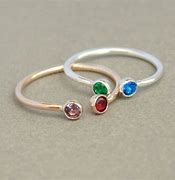 Image result for Two Stone Birthstone Rings