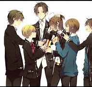 Image result for Anime Guy Friends