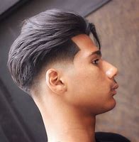 Image result for Low Taper Fade Long Messy Hair