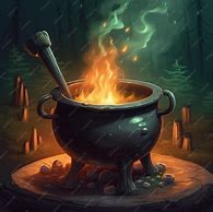 Image result for Witch Cauldron Lean