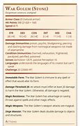 Image result for Dnd War Golem