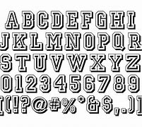 Image result for Jersey Letters SVG