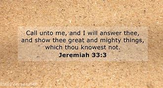 Image result for Jeremiah 33 3 for Kids