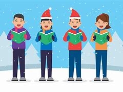 Image result for Children Singing Christmas Carols