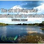 Image result for Quotes About Being Wise