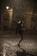 Image result for Girl in Rain Night