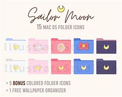 Image result for Sailor Moon Manga Icons