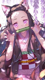 Image result for Nezuko Wallpaper Cave