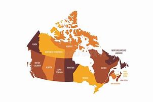 Image result for Canada Administrative Map