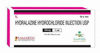 Image result for Hydralazine Inj