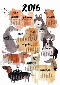 Image result for Cute Dog Calendars