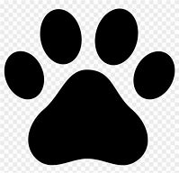 Image result for Black Dog Paw Print Art