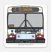 Image result for Chicago Bus Print