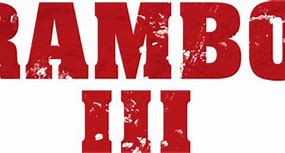 Image result for Rambo 3 Logo