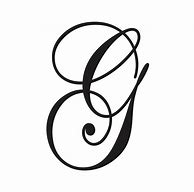 Image result for Cursive G Font