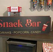 Image result for Custom Built in Home Theater Snack Bar