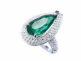 Image result for Boho Emerald Pear-Shaped Engagement Ring