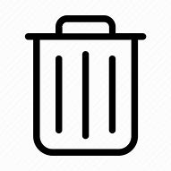 Image result for Trash Bin Icon SVG