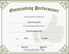 Image result for Best Performance Award Certificate