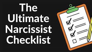 Image result for Printable Narcissist Test