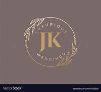 Image result for Free Elegant Jk Initials