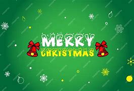 Image result for Green Coloured Merry Christmas Template