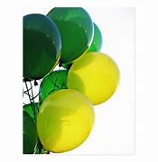 Image result for Yellow Blue and Apple Green Balloons