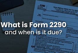 Image result for United States Form 2290