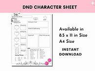 Image result for Dnd Character Sheet Print Out 5E