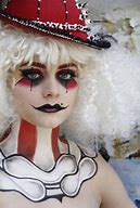 Image result for Jester Face Paint with Mask